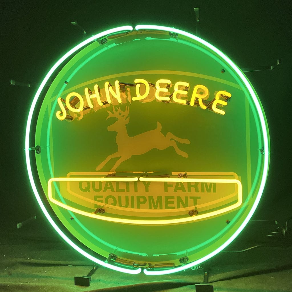 Neon Signs Land Neon Signs John Deere Quality Farm Equipment Neon Signs