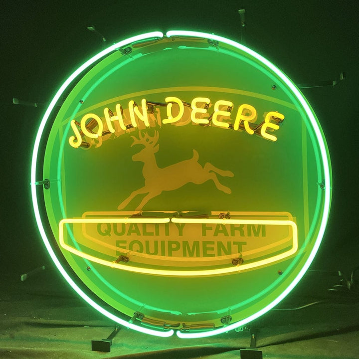Neon Signs Land Neon Signs John Deere Quality Farm Equipment Neon Signs