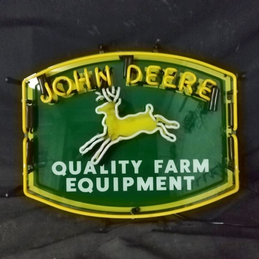 Neon Signs Land Neon Signs John Deere Quality Farm Equipment Neon Signs Light