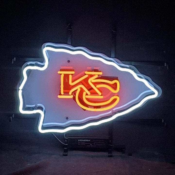 Neon Signs Land Neon Signs Kansas City Chiefs KC Football Logo Neon Signs