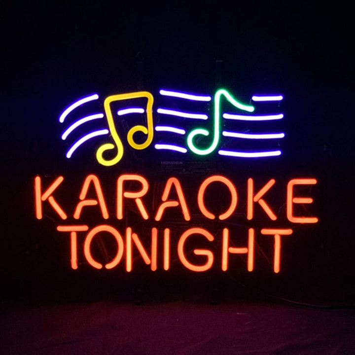 Neon Signs Land Neon Signs Karaokke Tonight Neon Signs Light