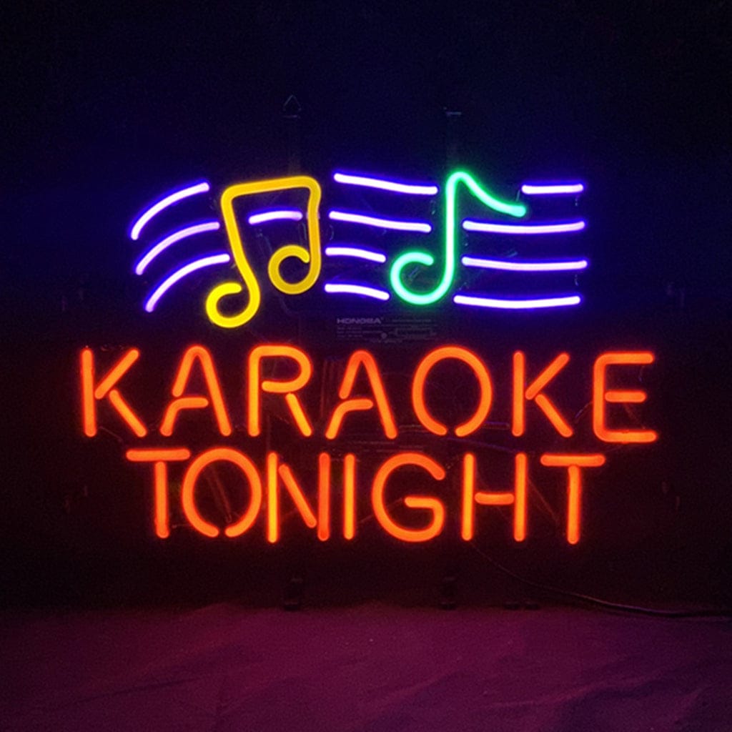 Neon Signs Land Neon Signs Karaokke Tonight Neon Signs Light
