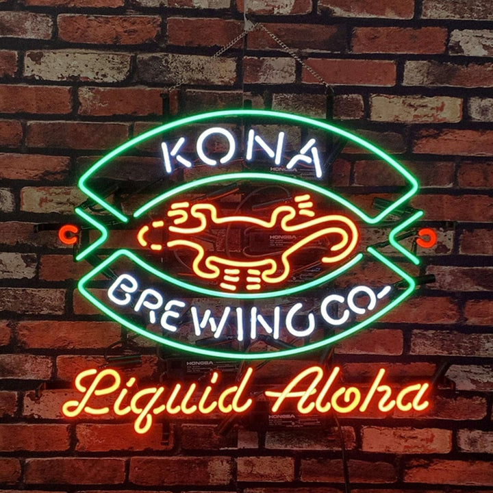 Neon Signs Land Neon Signs Kona Brewing Co. Liquid Aloha Neon Light Sign