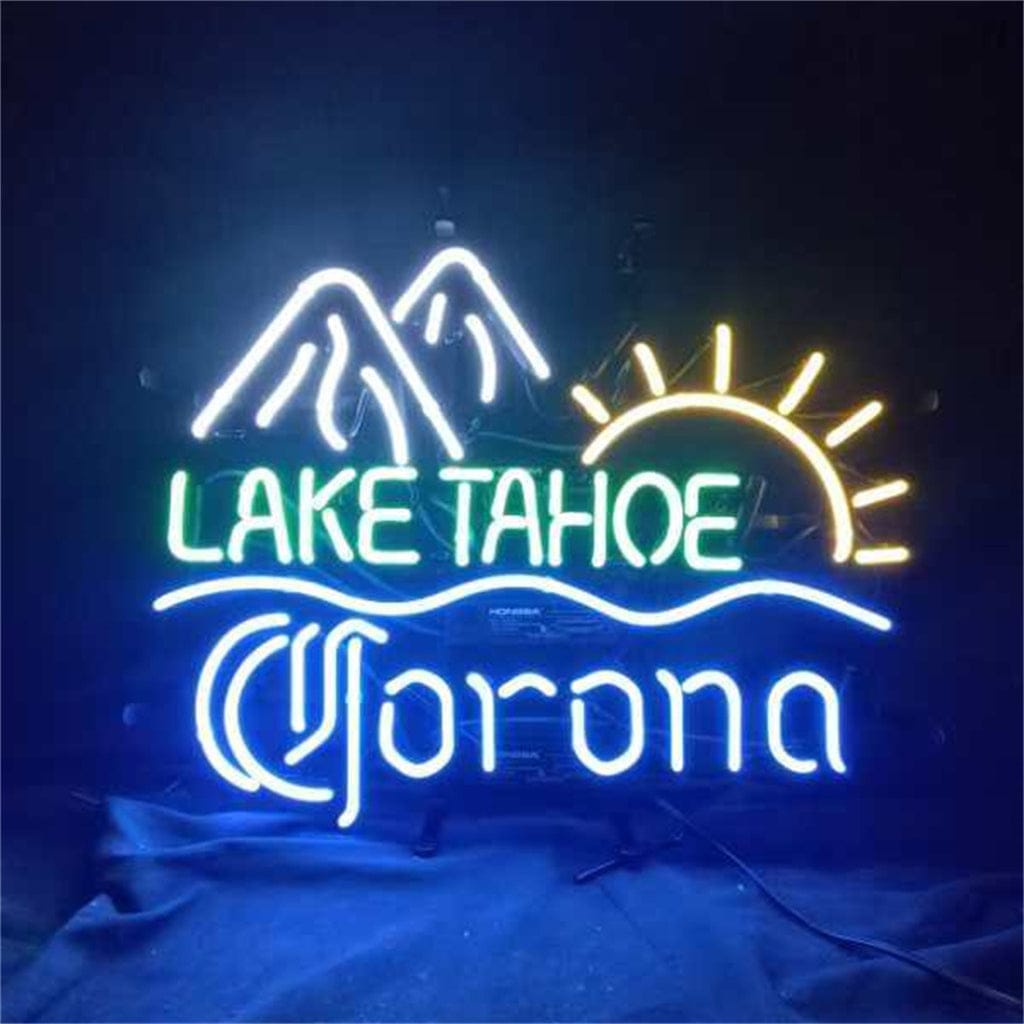 Neon Signs Land Neon Signs Lake Tahoe Corona Extra Sunrise Mountain Neon Signs Light