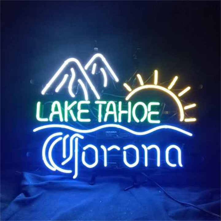 Neon Signs Land Neon Signs Lake Tahoe Corona Extra Sunrise Mountain Neon Signs Light
