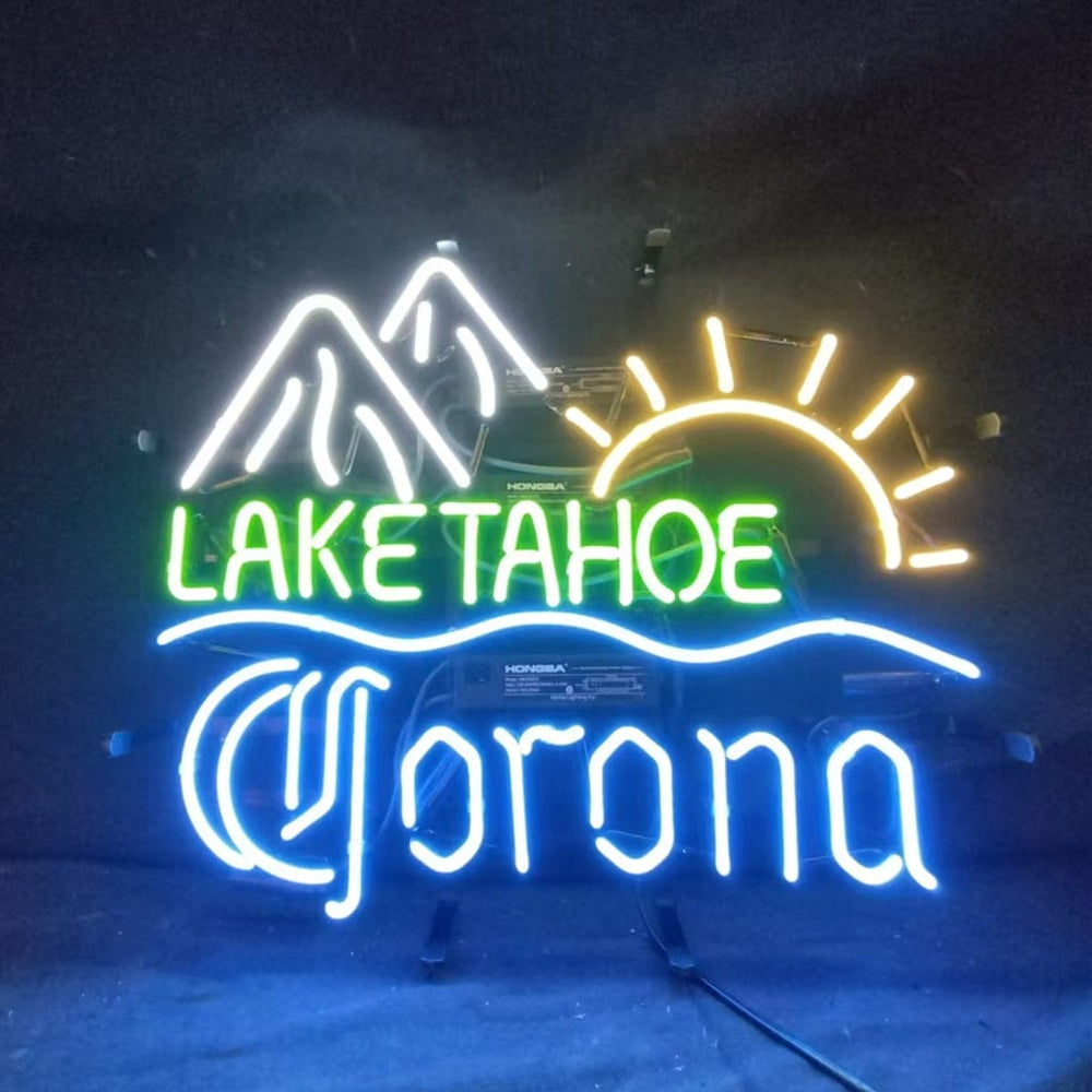 Neon Signs Land Neon Signs Lake Tahoe Corona Extra Sunrise Mountain Neon Signs Light