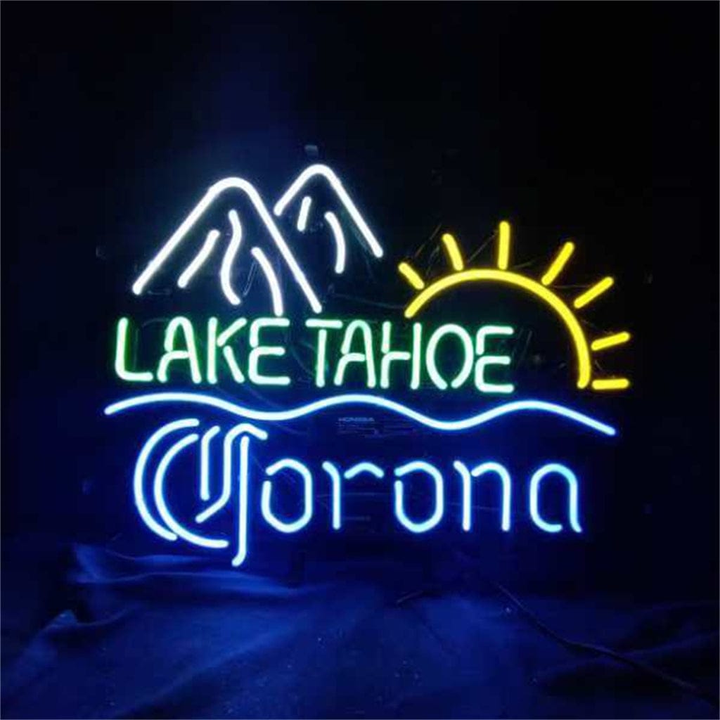 Neon Signs Land Neon Signs Lake Tahoe Corona Extra Sunrise Mountain Neon Signs Light