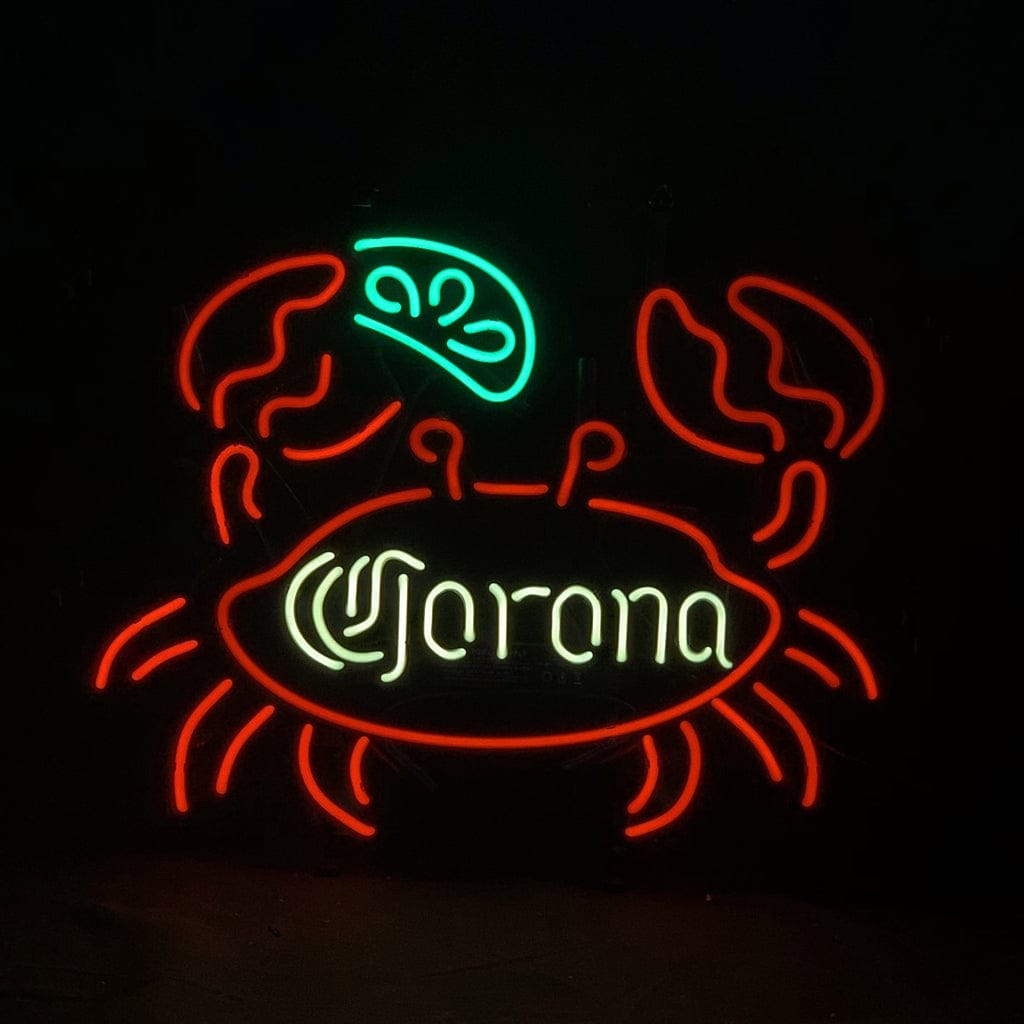 Neon Signs Land Neon Signs Lime Lemon Crab Corona Extra Neon Light Sign