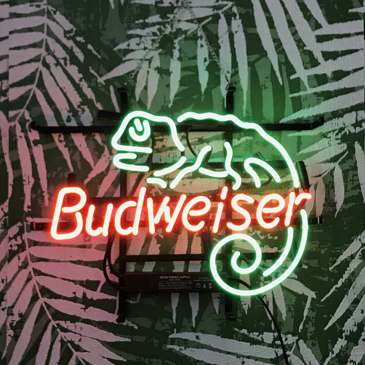 Neon Signs Land Neon Signs Lizard Budweiser Neon Light Sign