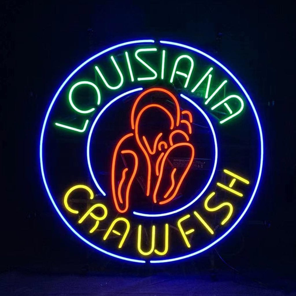 Neon Signs Land Neon Signs Louisiana Crawfish Neon Signs Light