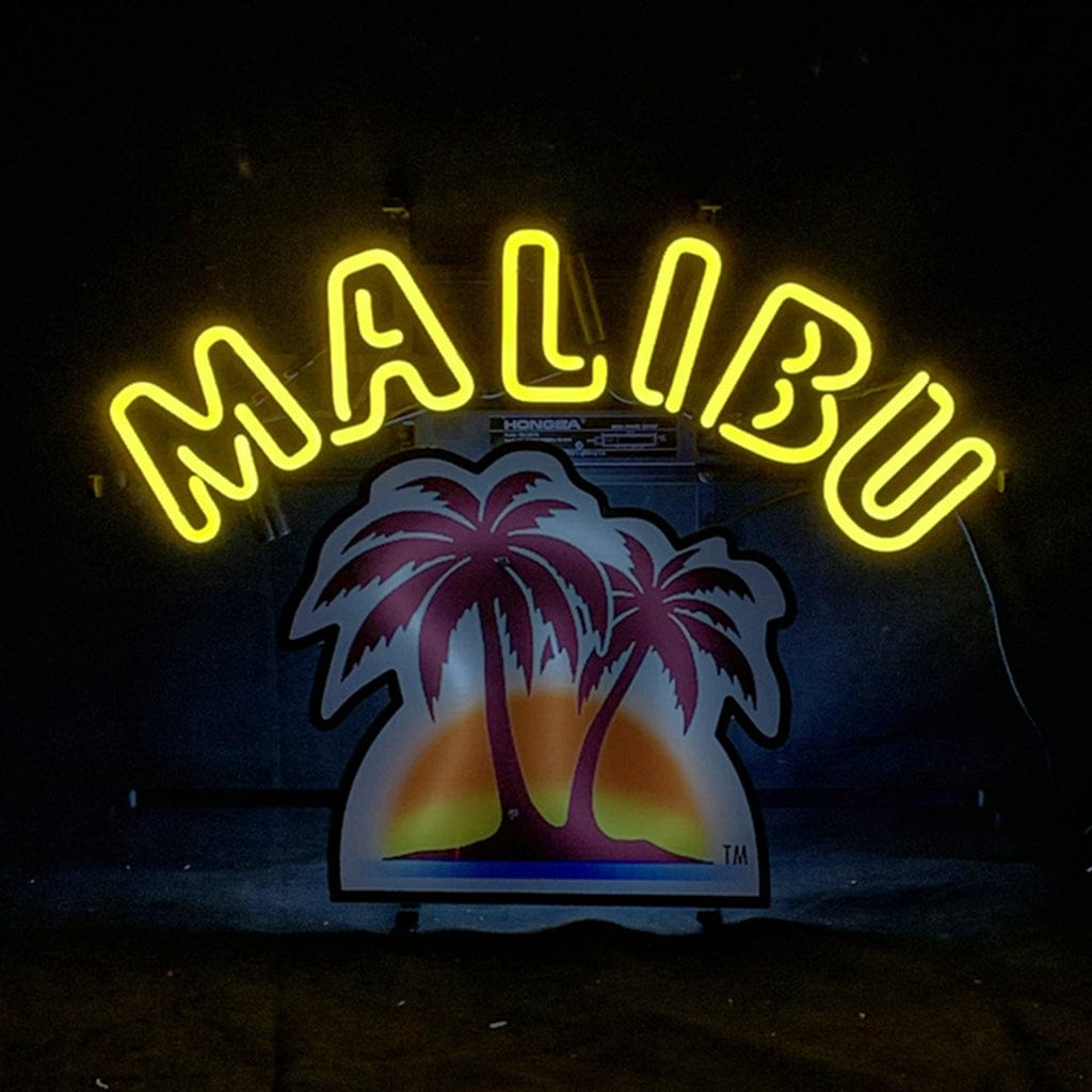 Neon Signs Land Neon Signs Malibu Beer Neon Light Sign