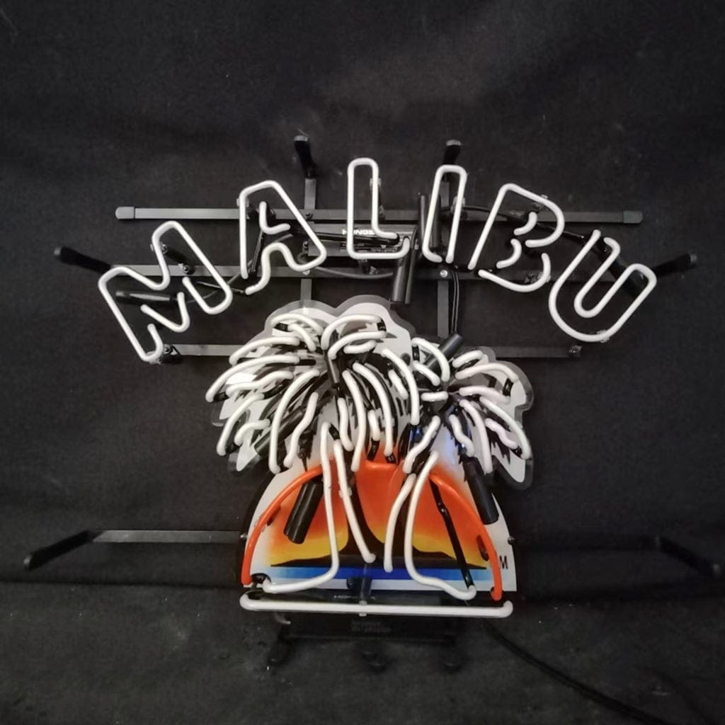 Neon Signs Land Neon Signs Malibu Beer Palm Tree Neon Signs