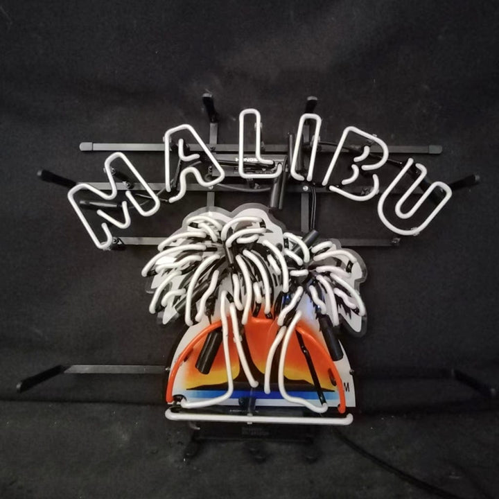 Neon Signs Land Neon Signs Malibu Beer Palm Tree Neon Signs