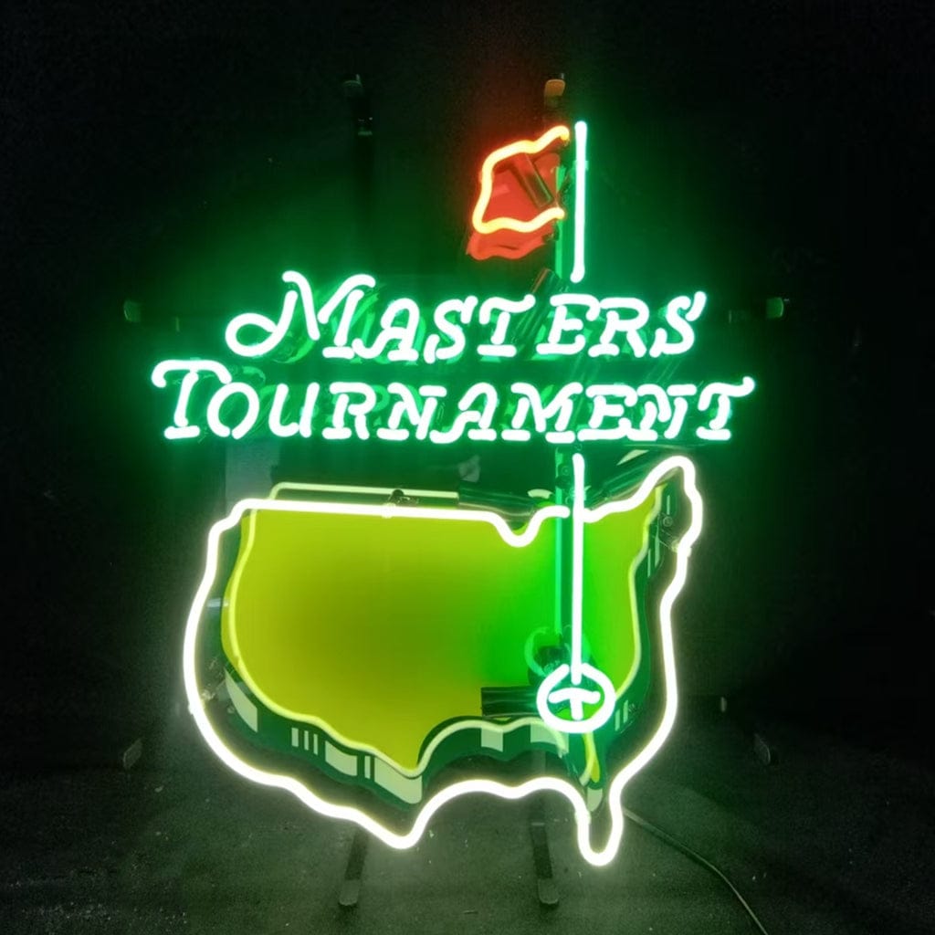 Neon Signs Land Neon Signs Masters Tournament Golf Logo Neon Signs Light