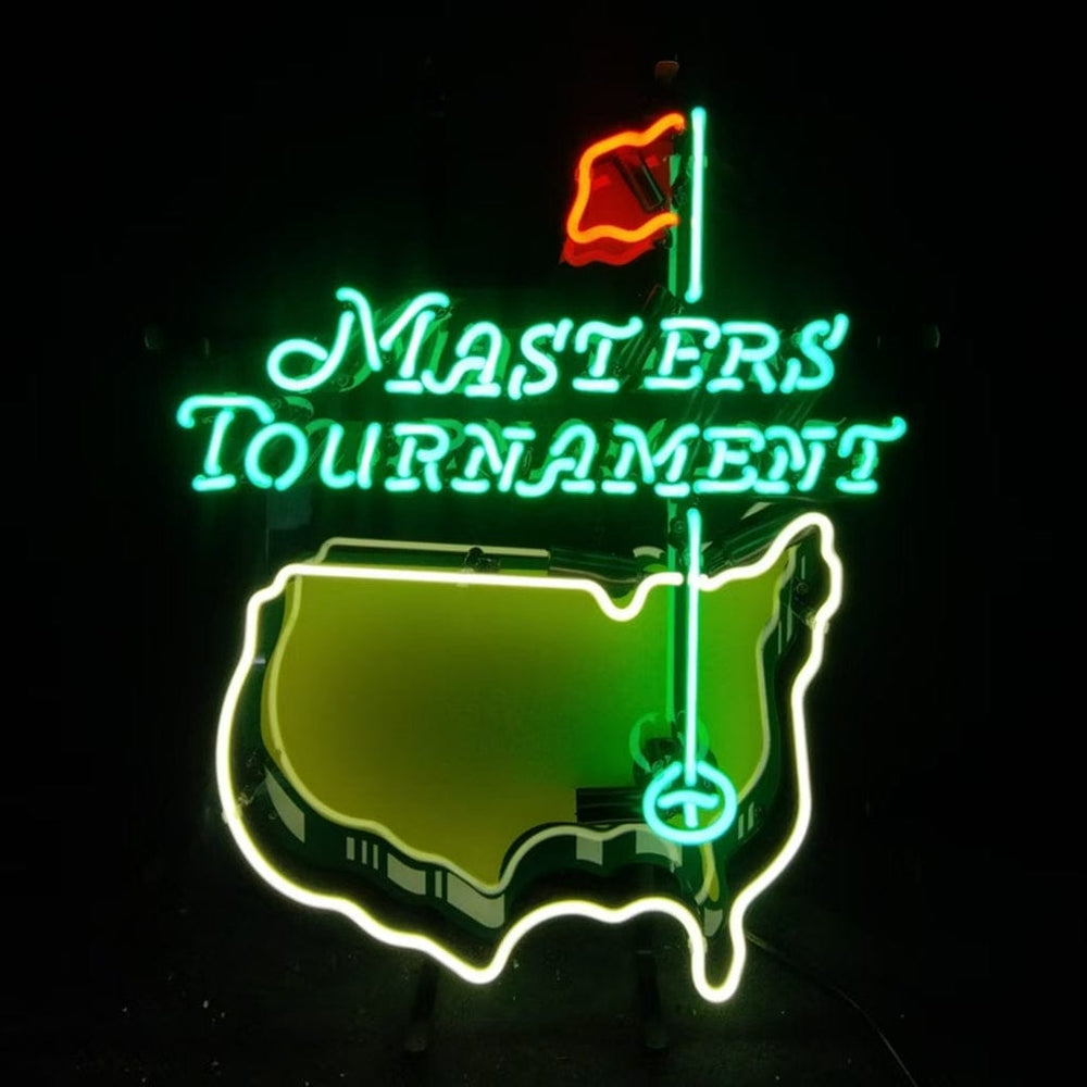 Neon Signs Land Neon Signs Masters Tournament Golf Logo Neon Signs Light