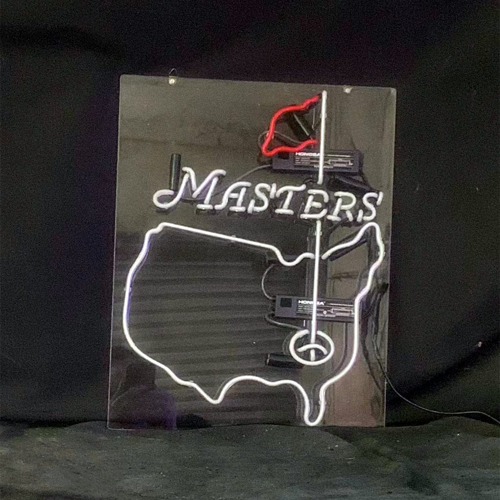 Neon Signs Land Neon Signs Masters Tournament Golf Neon Signs Light Glass