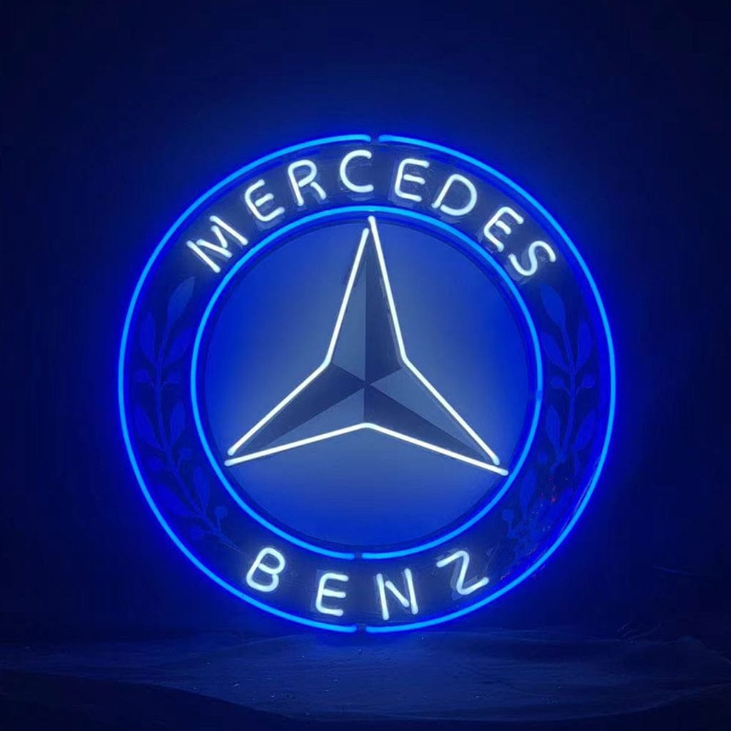 Neon Signs Land Neon Signs Mercedes Benz Auto Car Logo Neon Signs