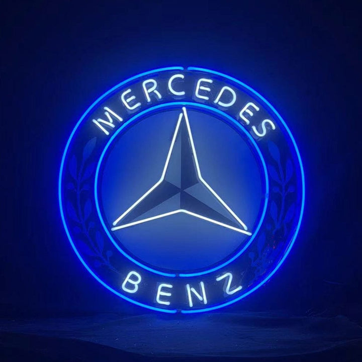 Neon Signs Land Neon Signs Mercedes Benz Auto Car Logo Neon Signs