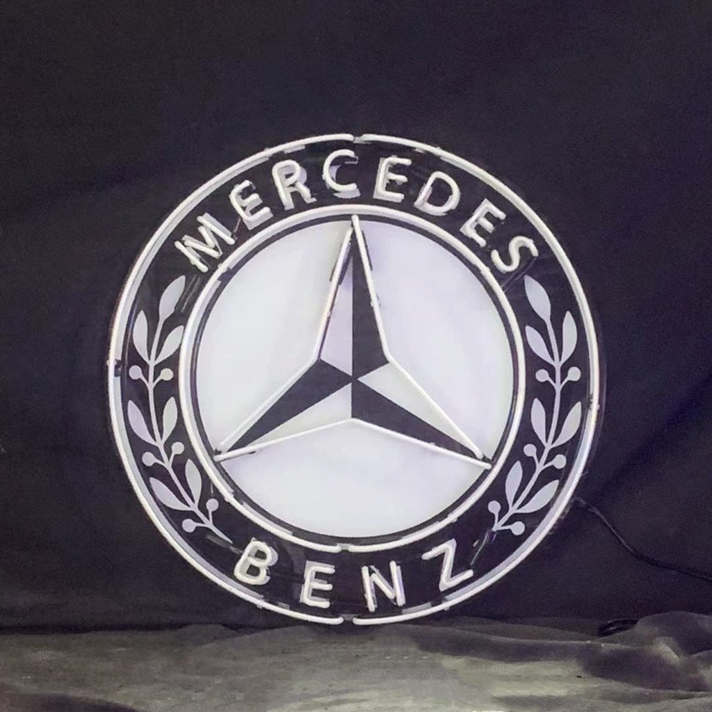 Neon Signs Land Neon Signs Mercedes Benz Auto Car Logo Neon Signs