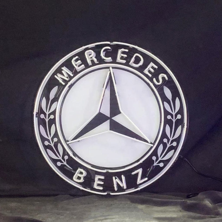 Neon Signs Land Neon Signs Mercedes Benz Auto Car Logo Neon Signs