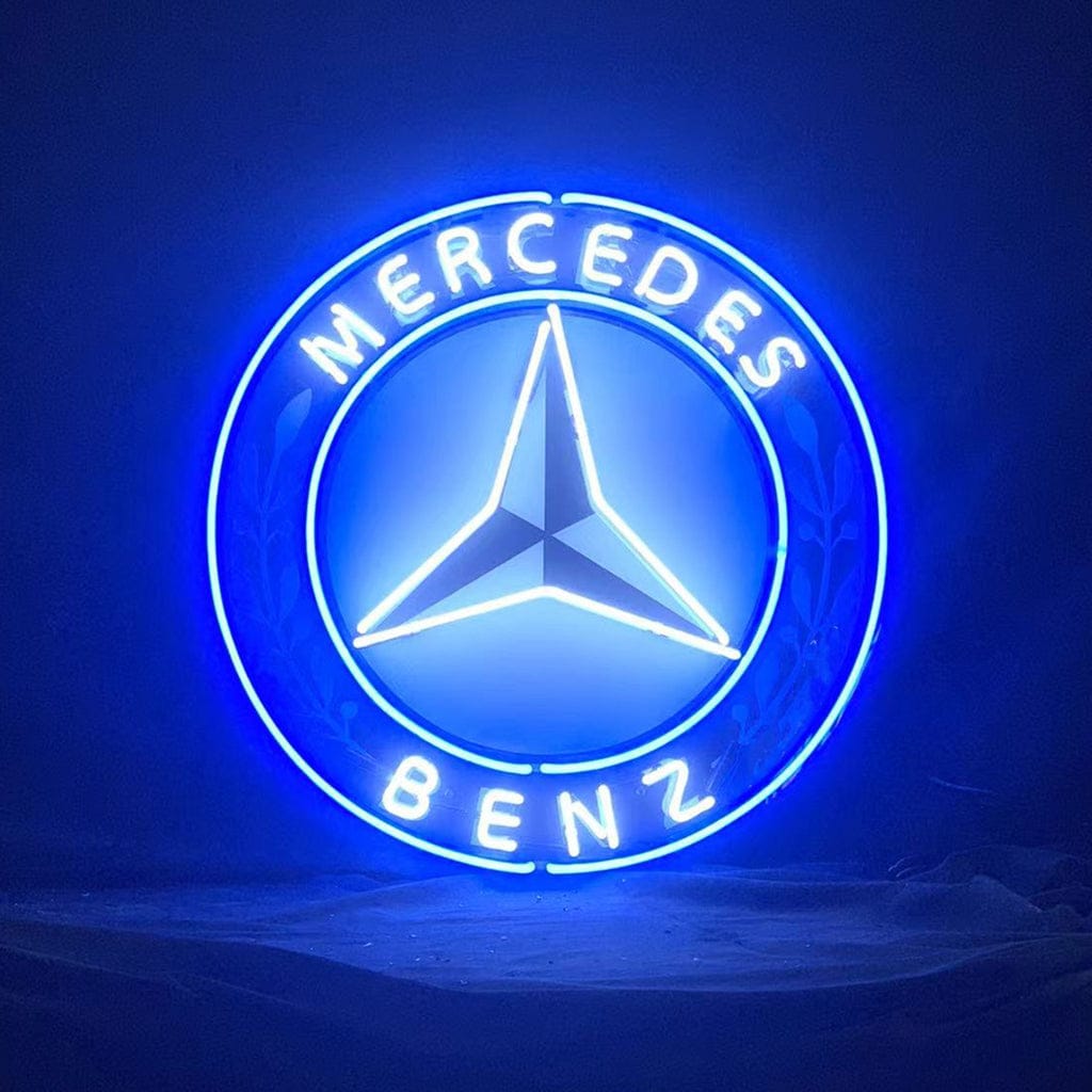 Neon Signs Land Neon Signs Mercedes Benz Auto Car Logo Neon Signs