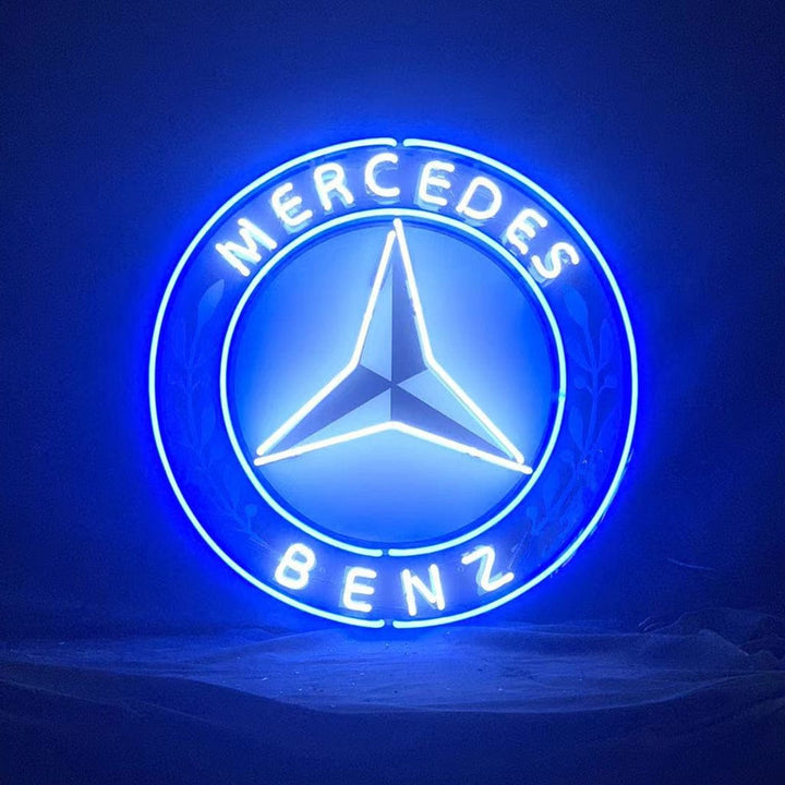 Neon Signs Land Neon Signs Mercedes Benz Auto Car Logo Neon Signs