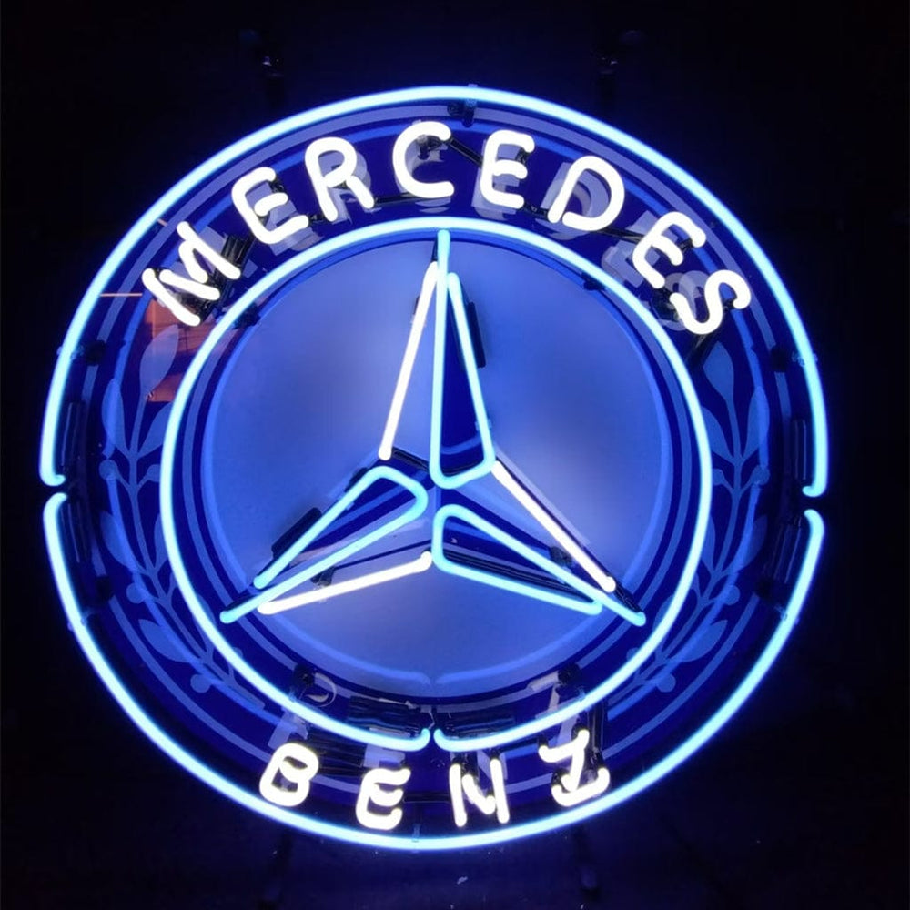 Neon Signs Land Neon Signs Mercedes Benz Auto Car Logo Neon Signs Light