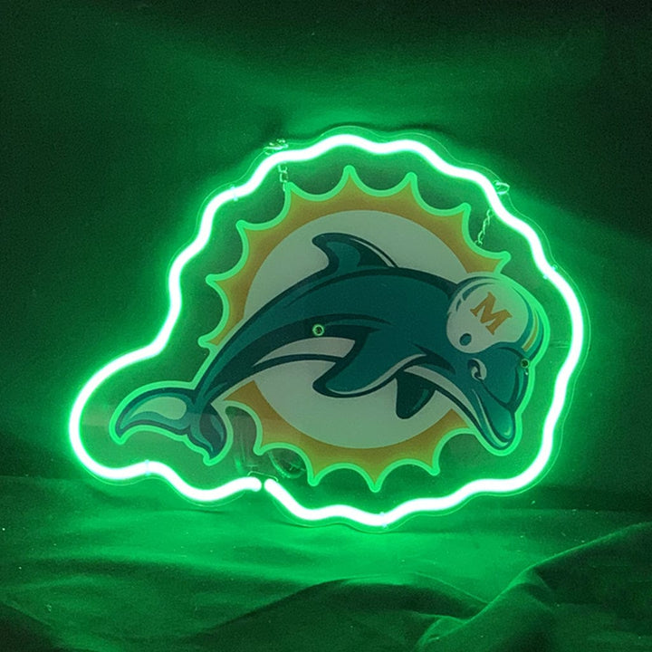 Neon Signs Land Neon Signs Miami Dolphins Football Logo Neon Signs Light