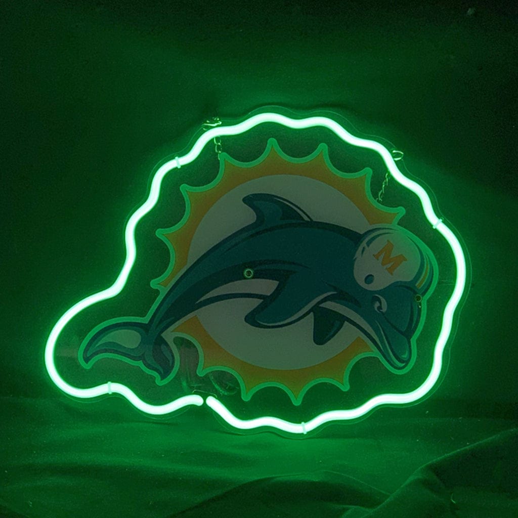 Neon Signs Land Neon Signs Miami Dolphins Football Logo Neon Signs Light