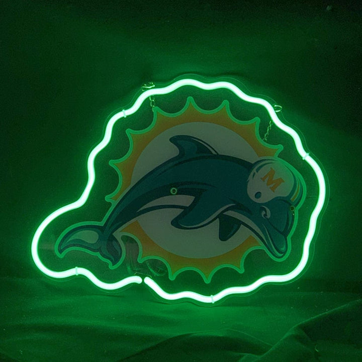 Neon Signs Land Neon Signs Miami Dolphins Football Logo Neon Signs Light