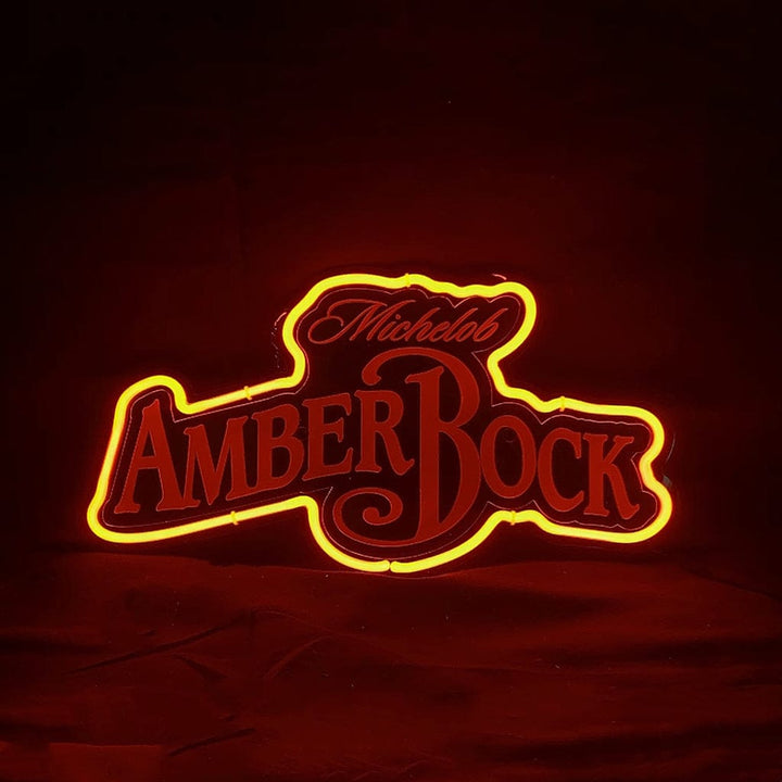 Neon Signs Land Neon Signs Michelob Amber Bock Beer Neon Signs