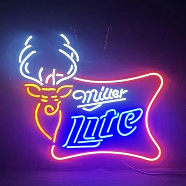 Neon Signs Land Neon Signs Miller Lite Deer Neon Signs