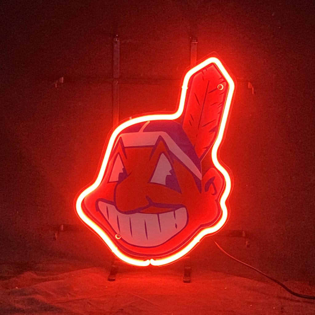 Neon Signs Land Neon Signs MLB Cleveland Indians Neon Sign Light