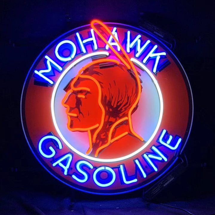 Neon Signs Land Neon Signs Mohawkk Gasoline Neon Signs Light