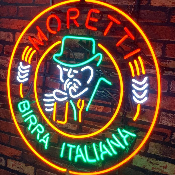 Neon Signs Land Neon Signs Moretti Birra Italiana Beer Neon Signs