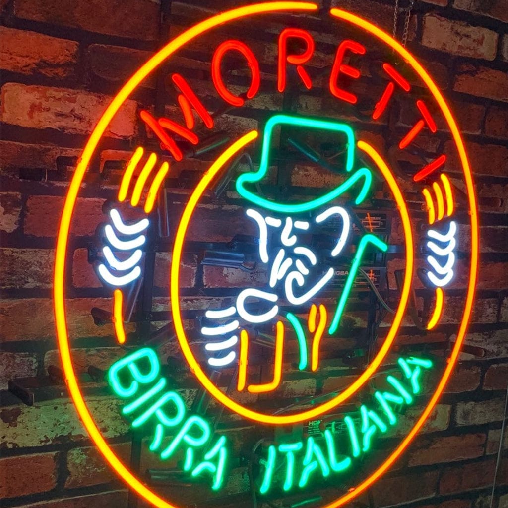 Neon Signs Land Neon Signs Moretti Birra Italiana Beer Neon Signs