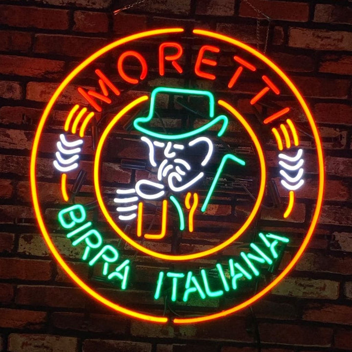 Neon Signs Land Neon Signs Moretti Birra Italiana Beer Neon Signs