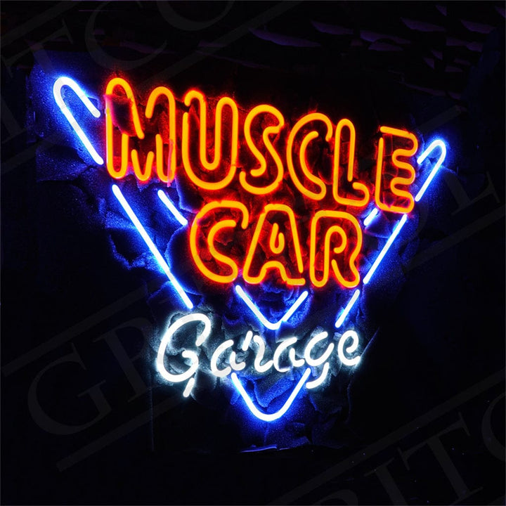 Neon Signs Land Neon Signs Muscle Car Garage Neon Ligth Sign