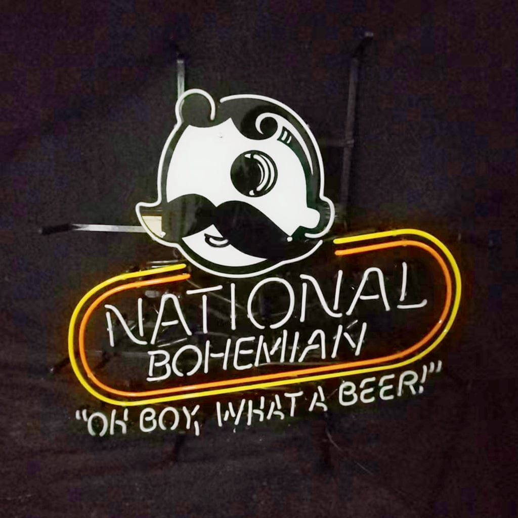 Neon Signs Land Neon Signs National Bohemian "Oh Boy,What a Beer!“ Neon Signs Light
