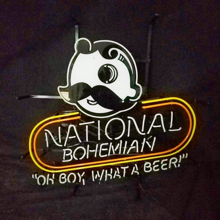 Neon Signs Land Neon Signs National Bohemian "Oh Boy,What a Beer!“ Neon Signs Light