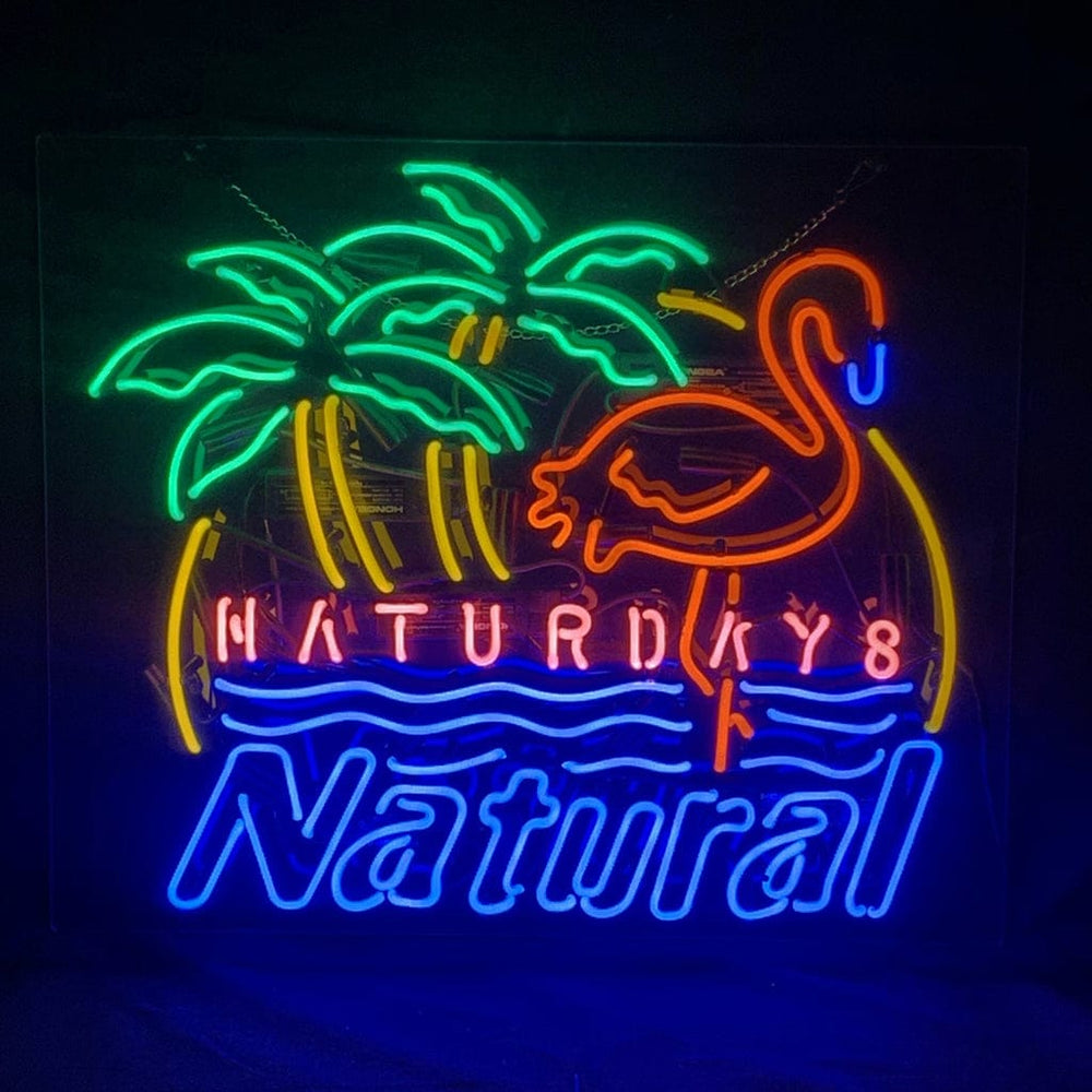 Neon Signs Land Neon Signs Natural Days Flaminigo Palm Tree Neon_Signs