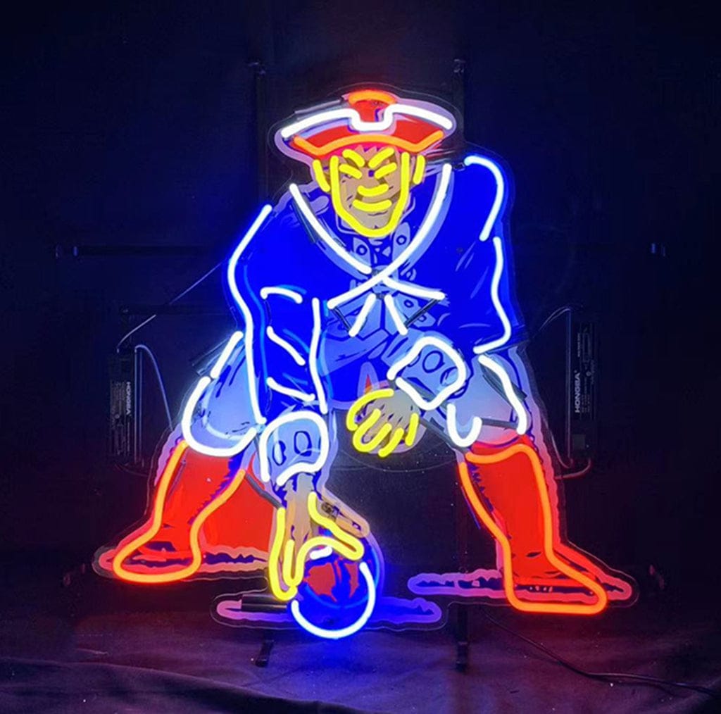 Neon Signs Land Neon Signs NFL New England Patriots Sport Team Neon Sign Light