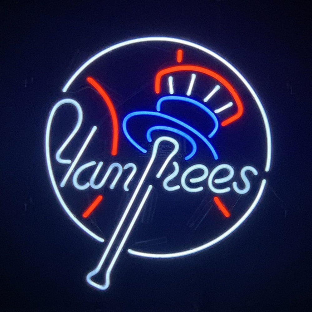 Neon Signs Land Neon Signs NLB New York Yankees Baseball Neon Signs