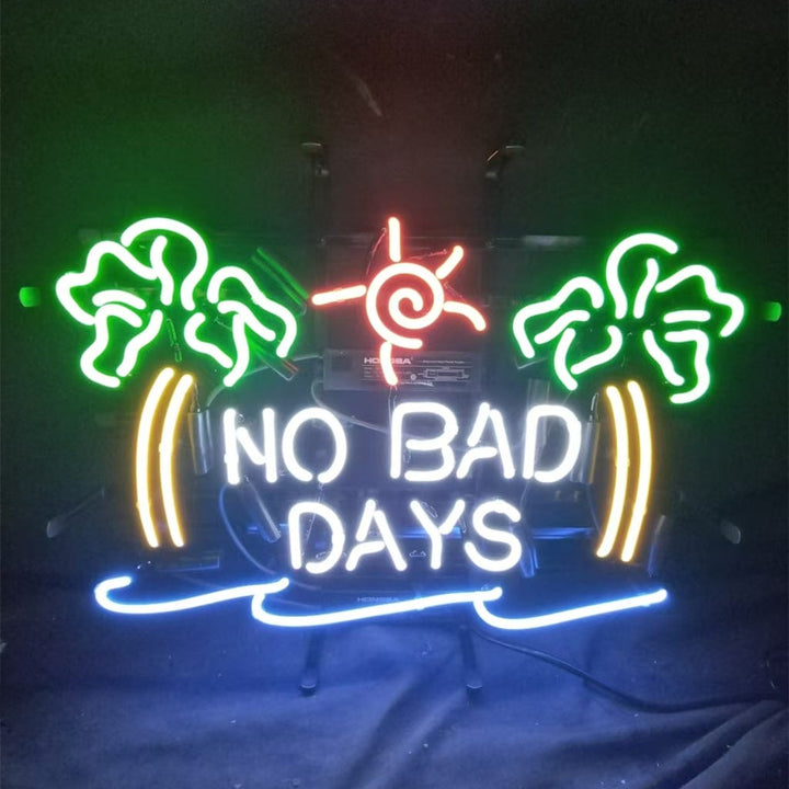 Neon Signs Land Neon Signs No Bad Days Sun Beach Palm Tree Neon Signs