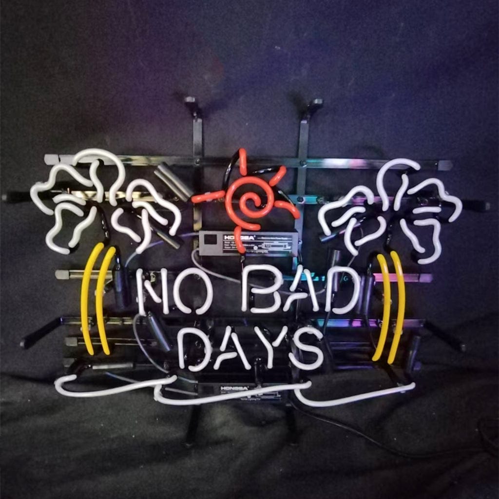 Neon Signs Land Neon Signs No Bad Days Sun Beach Palm Tree Neon Signs