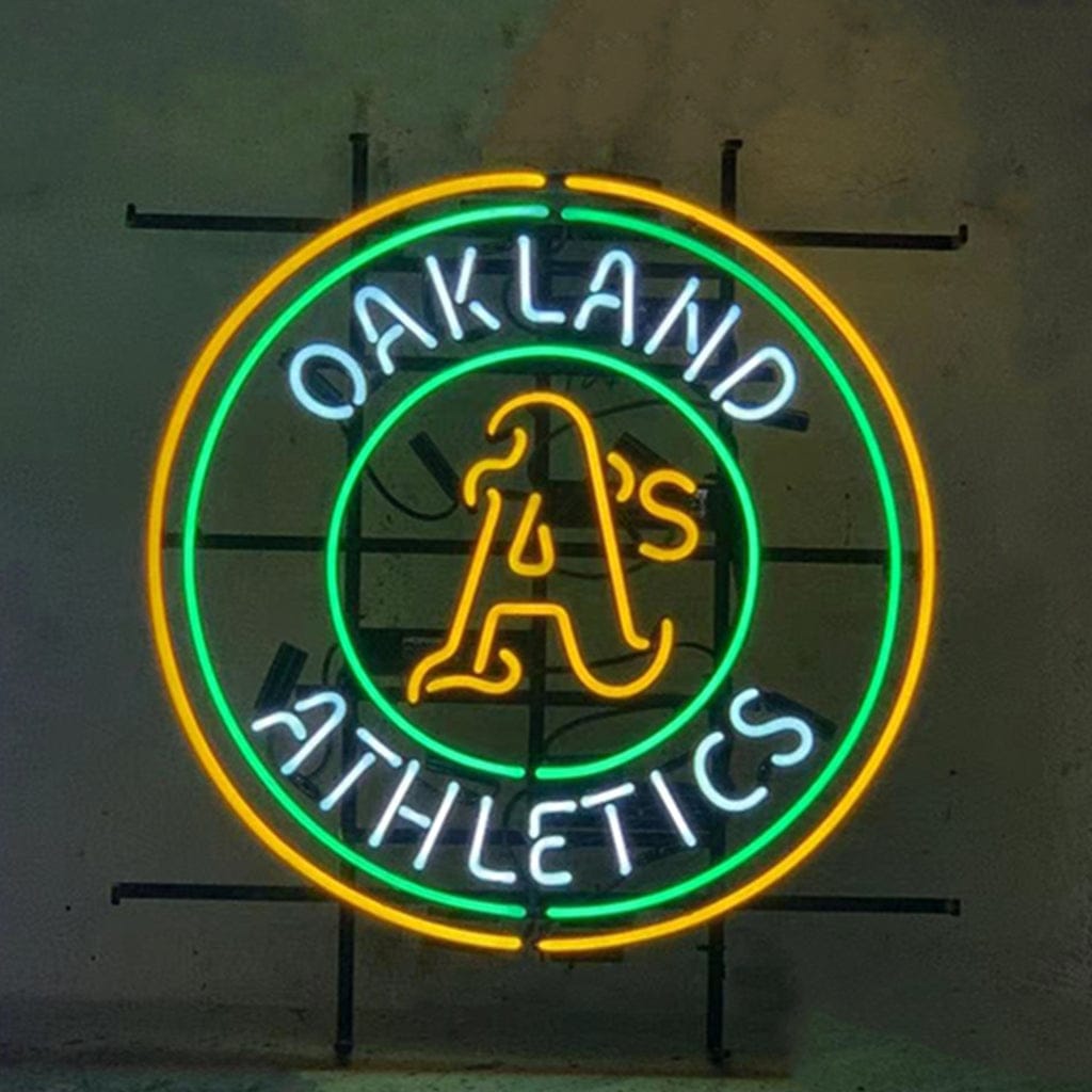 Neon Signs Land Neon Signs Oakland Athletics A's Neon Signs Light
