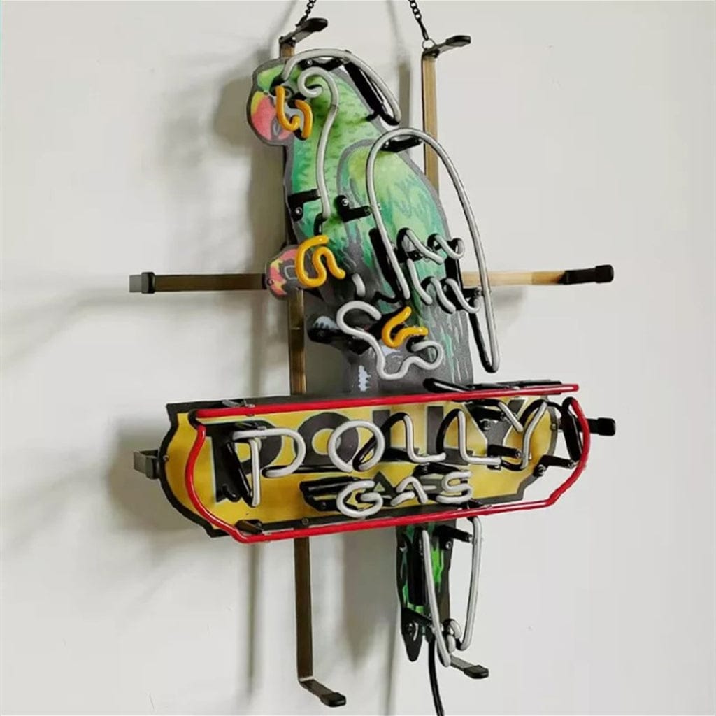 Neon Signs Land Neon Signs Parrot Polly Gas Gasoline Neon Signs