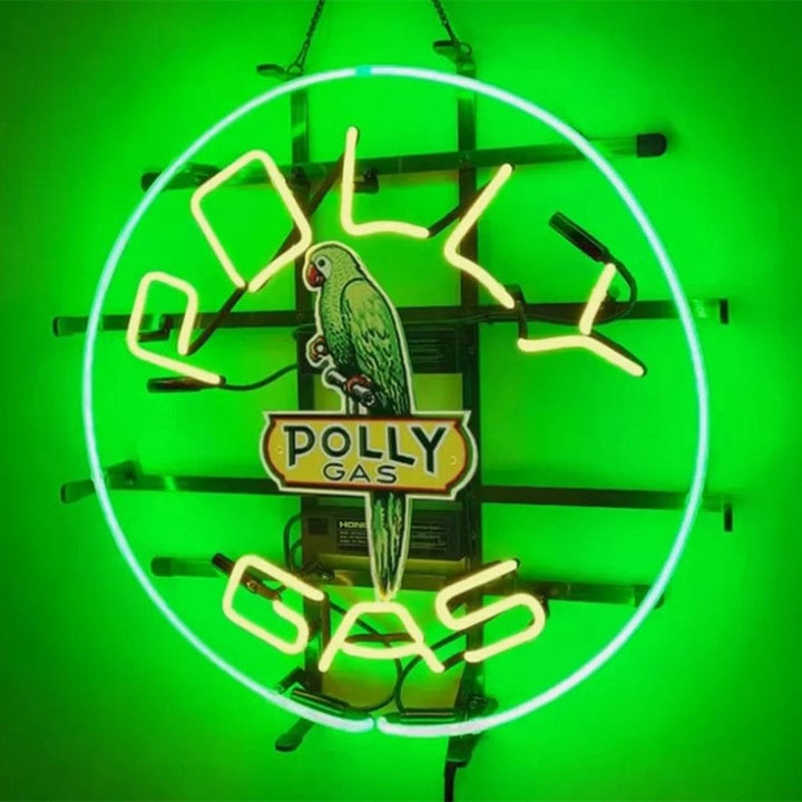 Neon Signs Land Neon Signs Parrot Polly Gas Neon Signs