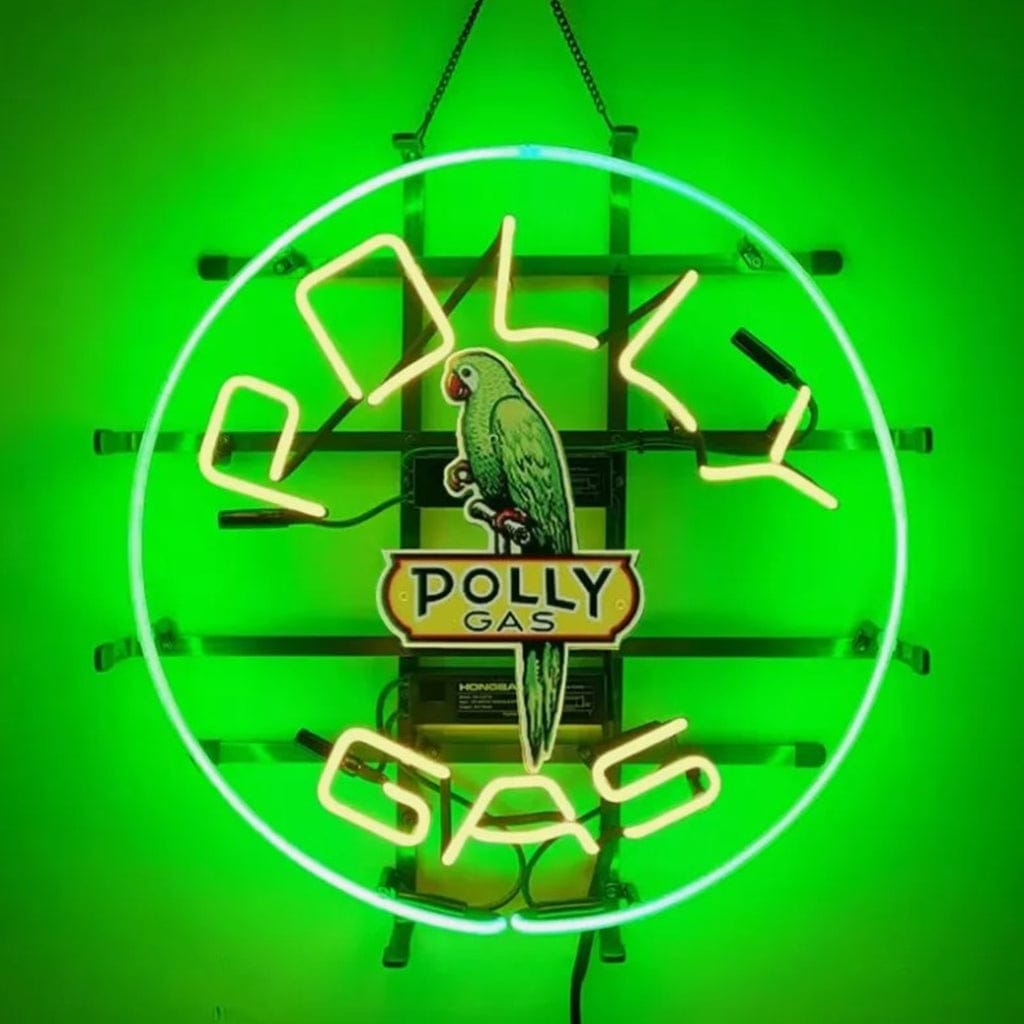 Neon Signs Land Neon Signs Parrot Polly Gas Neon Signs