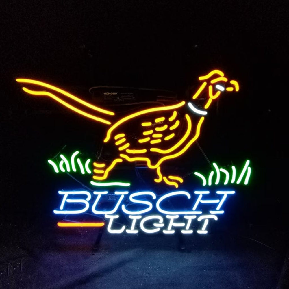 Neon Signs Land Neon Signs Pheasant Busch Light Neon Signs